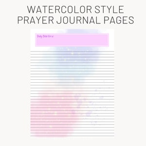 Prayer Journal Printable, Prayer Journal for Women, Devotional Journal ...