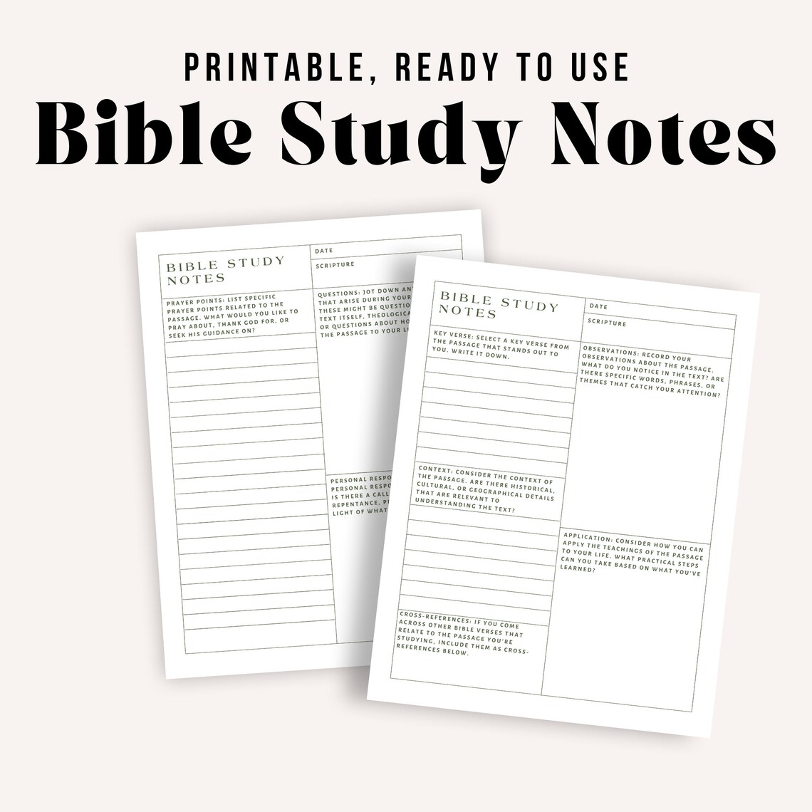 Bible Study Printable, Bible Study Guide, Personal Bible Study, Guided Bible Study Printable, Bible Study Guide, Personal Bible Study, Guided