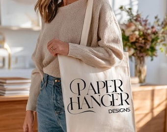 Liberty Bags OAD113 Canvas Tote Bag Mockup Natural, Canvas Bag Mockup (Digital Download)