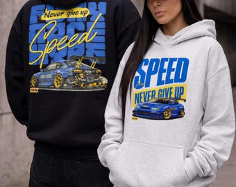 90年代JDMドリフトパーカー - レトロな日本のストリートウェア - 車好きやチューナーへのギフト
