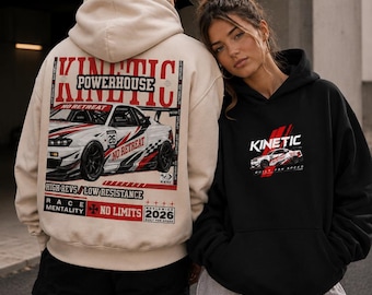 JDM Racing Hoodie | Nissan Skyline Drift Graphic | Car Guy Gift | Race Mentality Streetwear Pullover