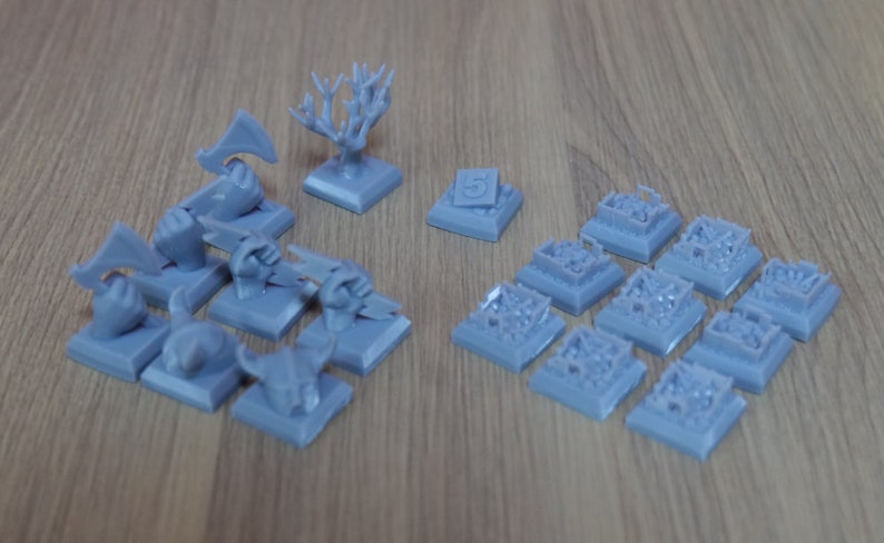 Set de pions 3D compatibles Blood Rage image 1