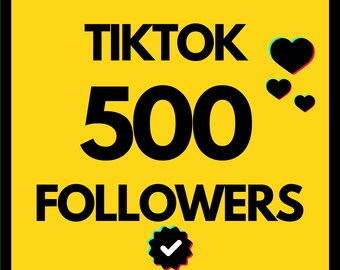 Lebenslange TikTok 500 Follower, Steigern Sie Ihre Social-Media-Präsenz, Social-Media-Vorlagen