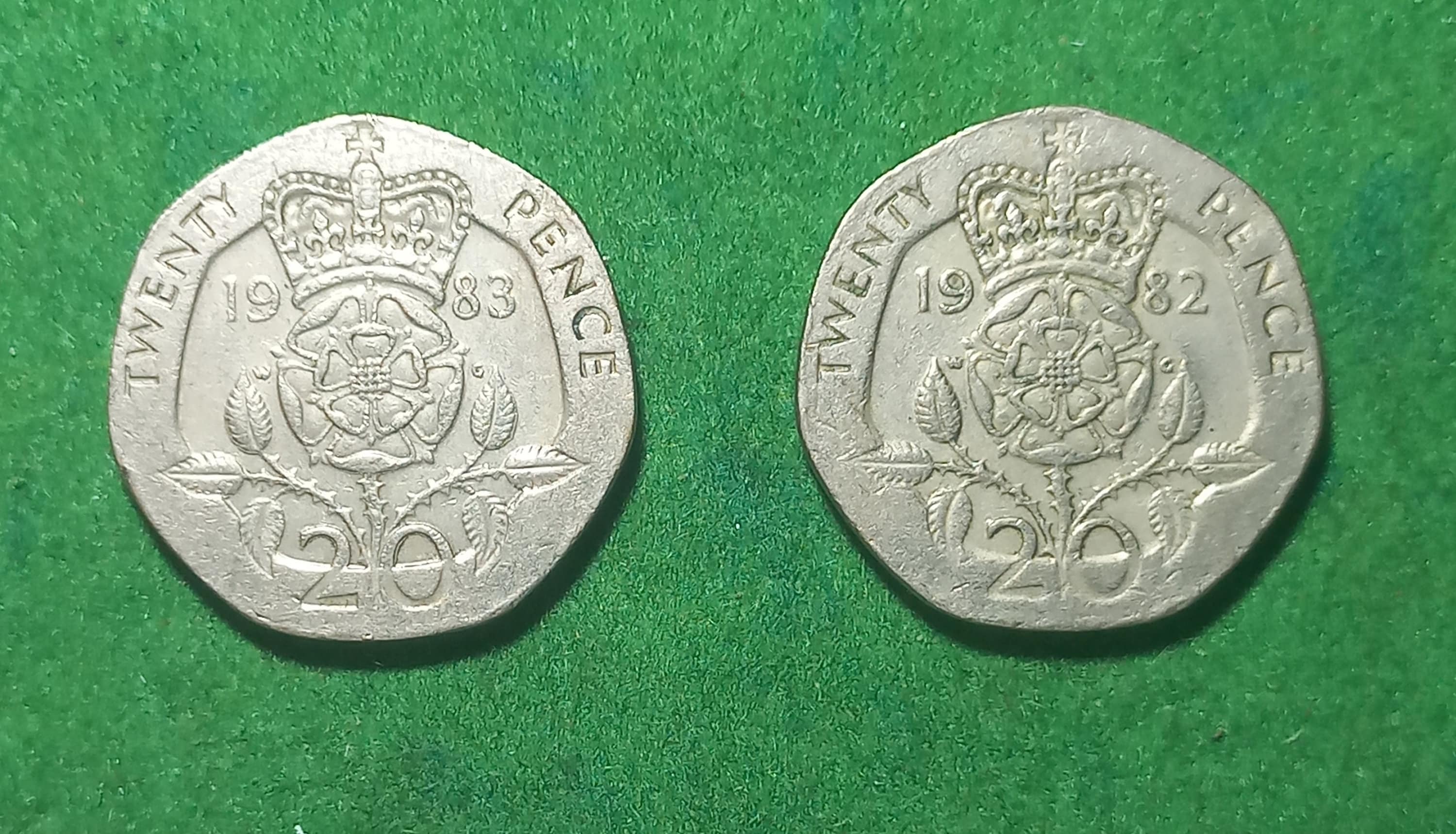 1982 20 pence - Etsy 日本