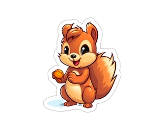 Nutty Squirrel Sticker