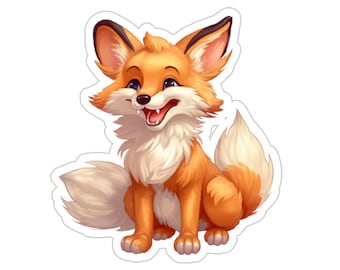 Funny Fox Sticker