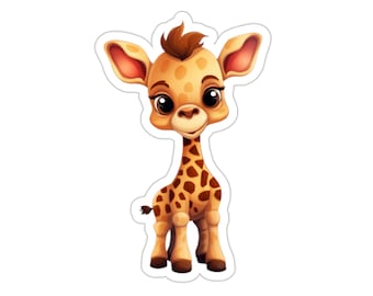 Giddy Giraffe Sticker