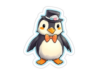 Dapper Penguin Sticker