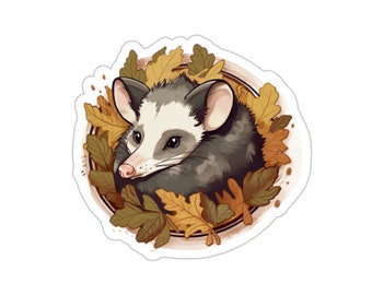Cozy Possum Sticker