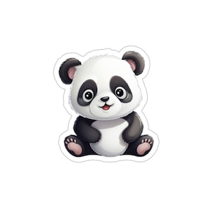 Plump Panda Sticker