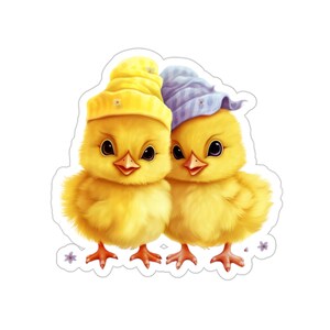 Pair of Chicks Sticker