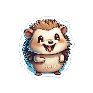 Happy Hedgehog Sticker