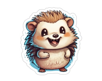 Happy Hedgehog Sticker