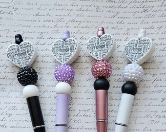 Mom gift custom Heart Pens
