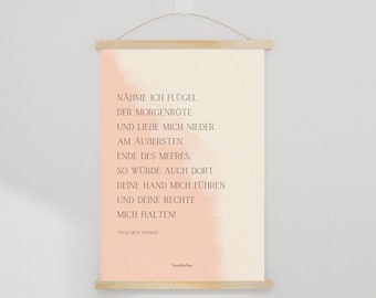 Cartel cristiano: Salmo 139:9-10