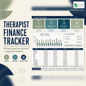 Finanzübersicht für Therapeuten | Praxis-Einnahmen- und Ausgaben-Dashboard