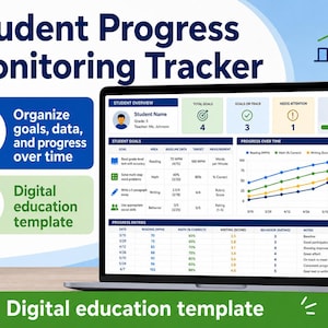 IEP Goal Tracker Spreadsheet | Special Education Progress Monitoring Data Sheets