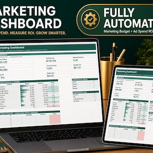 Marketing Budget Tracker | Ad Spend, Campaign ROI & Performance Dashboard