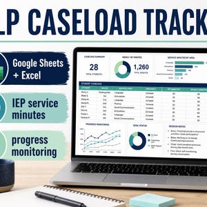 SLP Caseload Tracker | IEP Minutes & Progress Monitoring