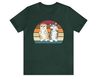 Kattälskare Unisex Jersey Kortärmad T-shirt