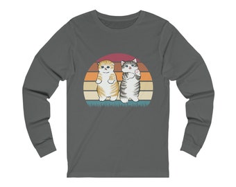 Cat Lovers Unisex Jersey Long Sleeve T-Shirt