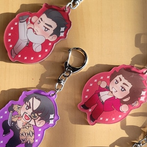 Yakuza: Like A Dragon 2.5&quot; Double Sided Acrylic Charm Keychains