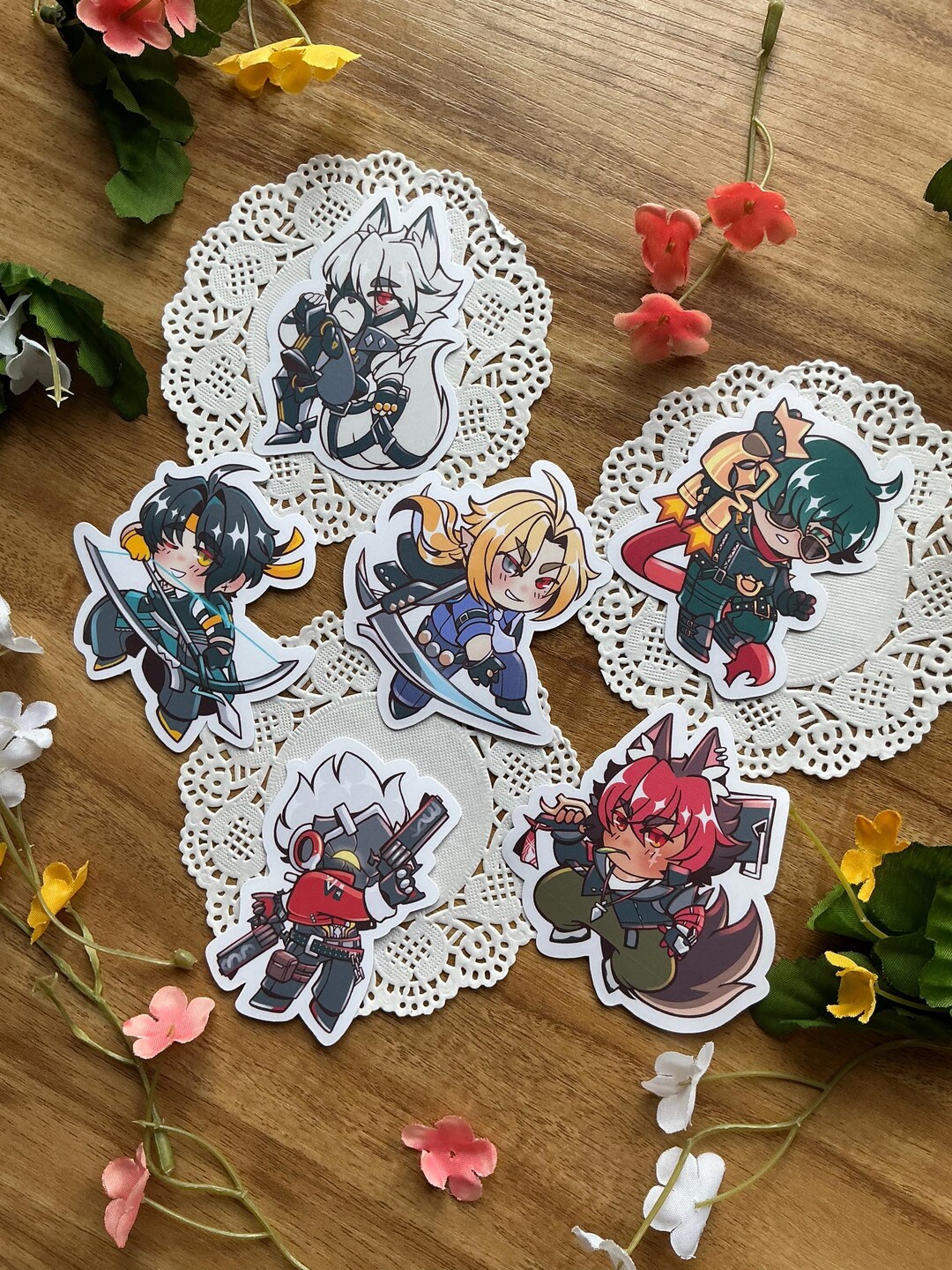 Zzz Razer Sticker ZZZ Zenless Zone Zero Stickers | Lycaon Hugo Lighter Harumasa Billy ...