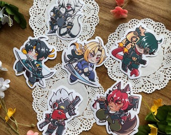 ZZZ Zenless Zone Zero Stickers | Lycaon Hugo Lighter Harumasa Billy Manato Hoshimi Miyabi Jane Doe Ellen Joe + More!!