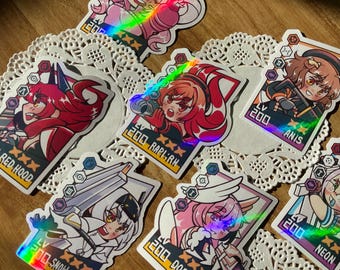 NIKKE Hologrqphic Stickers | Alice Rapi Anis Neon Modernia Red Hood Snow White Dorothy Cindy Siren