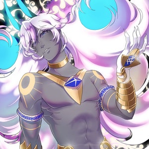 FGO God Arjuna - Arjuna Alter Print | Fate/Grand Order Berserker Class Servant Godjuna