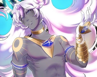 FGO God Arjuna - Arjuna Alter Print | Fate/Grand Order Berserker Class Servant Godjuna