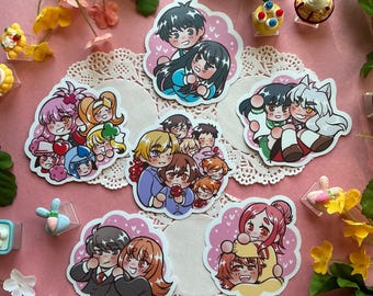 Shoujo Anime Stickers: Shugo Chara, Inuyasha, Ouran High School + More!!