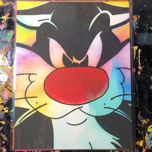 Sylvester de kat-kunstafdruk