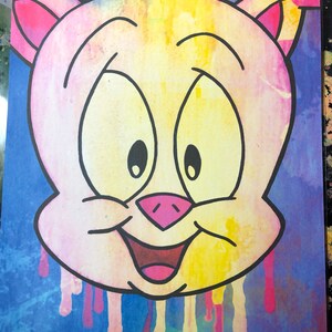 Cerdo Hampton Lámina artística