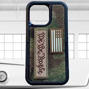 iPhone 14 Pro Max case, Airsoft, iPhone COVER, Velcro iPhone Morale Patches and tactical Phone Case for Military, Police and Patriots