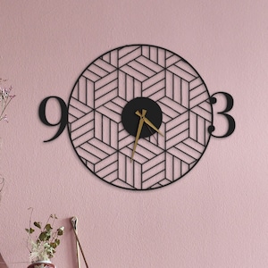 Unique Wall Clock, Minimalist Wall Clock, Modern - Elegant Wall Clock