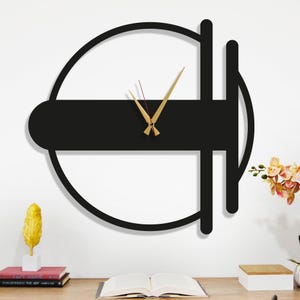 Large Wall Clock Modern, Unique Wall Clocks, Round Wall Clock, Oversized Clock, Minimalist Clock, Office Wall Clock, Design Wall Clock