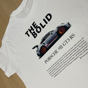 Prsche 911 GT3 RS Camiseta estética, sudadera de moda, Prsche 911 GT3 RS 2 camiseta lateral, regalo para fan camisa unisex imagen 4