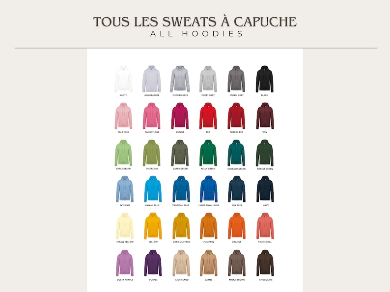 Sweat broderie personnalisé, sweat avec phrase broderie, sweat stvalentin, sweat de noel, sweat pour amoureux, sweat personnalisé immagine 7