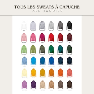 Sweat pour couple, sweat avec date de rencontre, sweat st valentin, sweat de noel, sweat pour amoureux, sweat date de mariage image 7