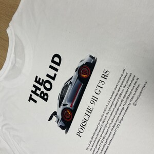 Prsche 911 GT3 RS Camiseta estética, sudadera de moda, Prsche 911 GT3 RS 2 camiseta lateral, regalo para fan camisa unisex imagen 6