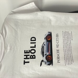 Prsche 911 GT3 RS Camiseta estética, sudadera de moda, Prsche 911 GT3 RS 2 camiseta lateral, regalo para fan camisa unisex imagen 5