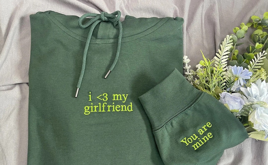 Couple's Hoodie, i 3 MY Boyfriend/girlfriend Sweatshirt, Valentine's