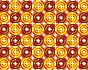 Red circles wrapping paper