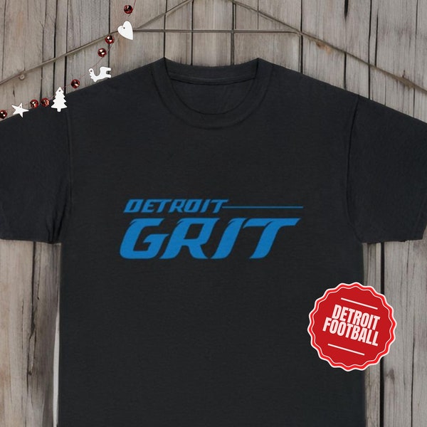 Detroit GRIT T-Shirt, Detroit Fußball T-Shirt, Detroit Fußball GRIT Trainer Shirt, 313 T-Shirt, schweres Baumwoll-T-Shirt