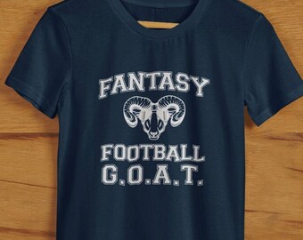 Fantasy Football GOAT Tee, G.O.A.T. T-shirt, Den bästa genom tiderna T-shirt, Fantasy Football T-shirt, Unisex Softstyle T-shirt