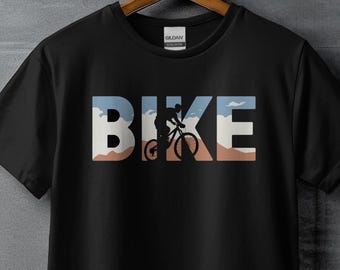 BIKE T-shirt for Cyclists, Bike Lovers Tee, Cycling Enthusiast Shirt, Bike Commuter Top, Road Bike Apparel, Mountain Bike Gift