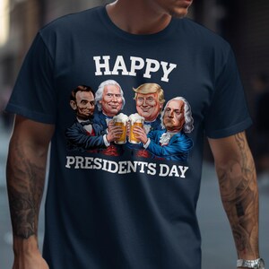 Trump Presidents Day Sweatshirt or T-Shirt, American Pride Patriotic Shirt, USA Flag Hoodie Patriotic Wear, Love of America Tee Shirt image 8