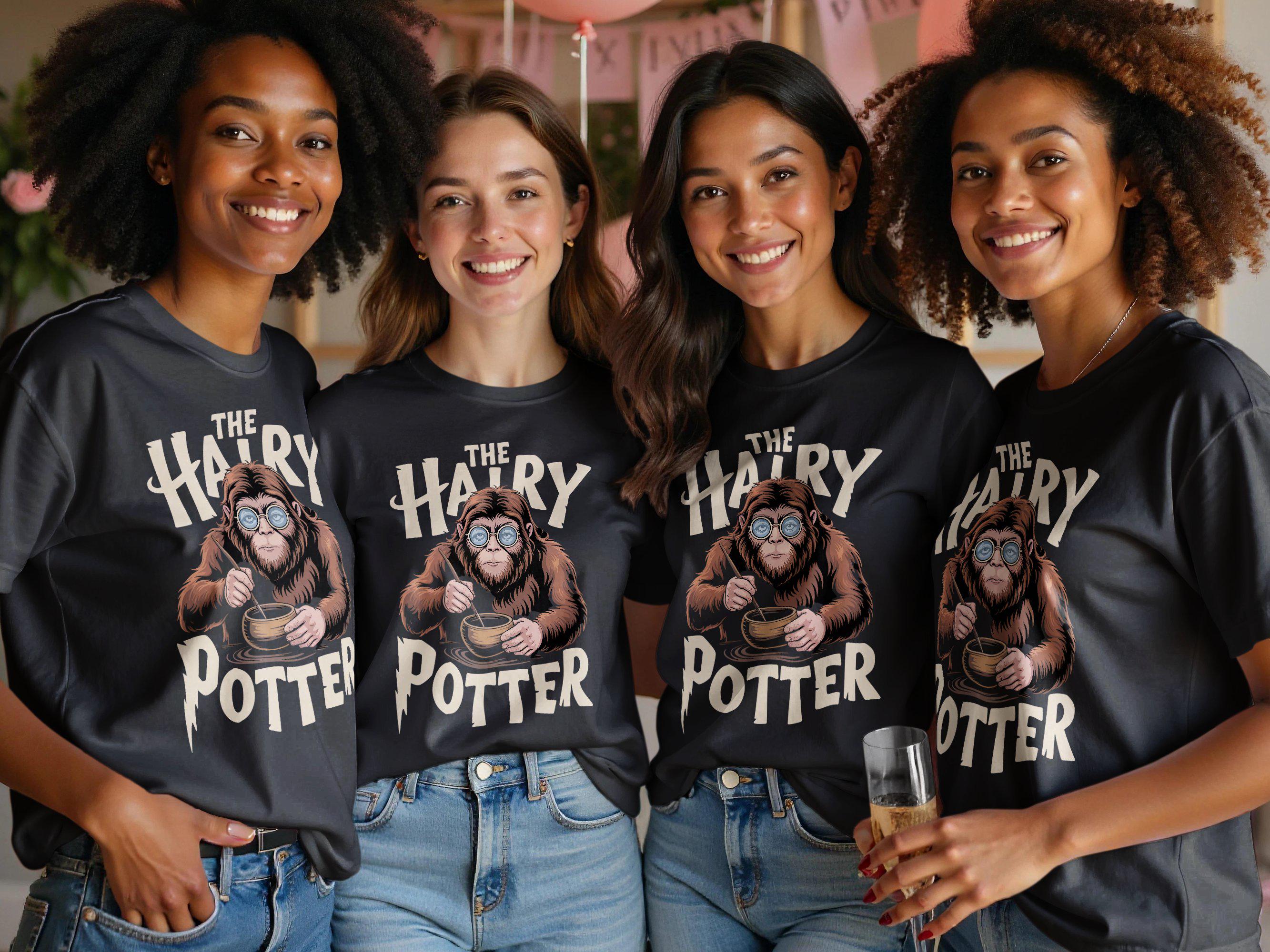 Hairy Potter Spoof T-shirt, Harry Potter Parody Tee, Comfort 