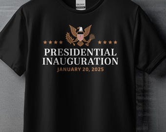 2025 Presidential Inauguration January 20 Tee Shirt Sweatshirt Relaxed Fit Heavy T Shirt Hoodie Long Sleeve Pullover Crewneck